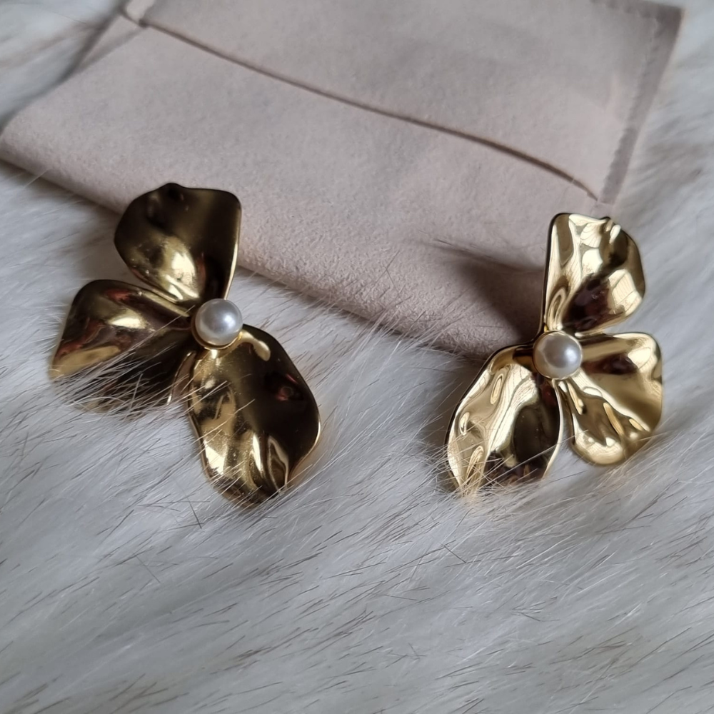 Aria | Boucles d'oreilles demi-fleurs