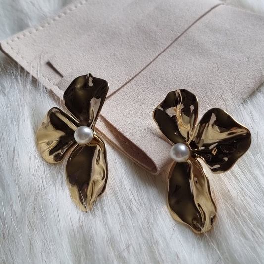 Aria | Boucles d'oreilles demi-fleurs