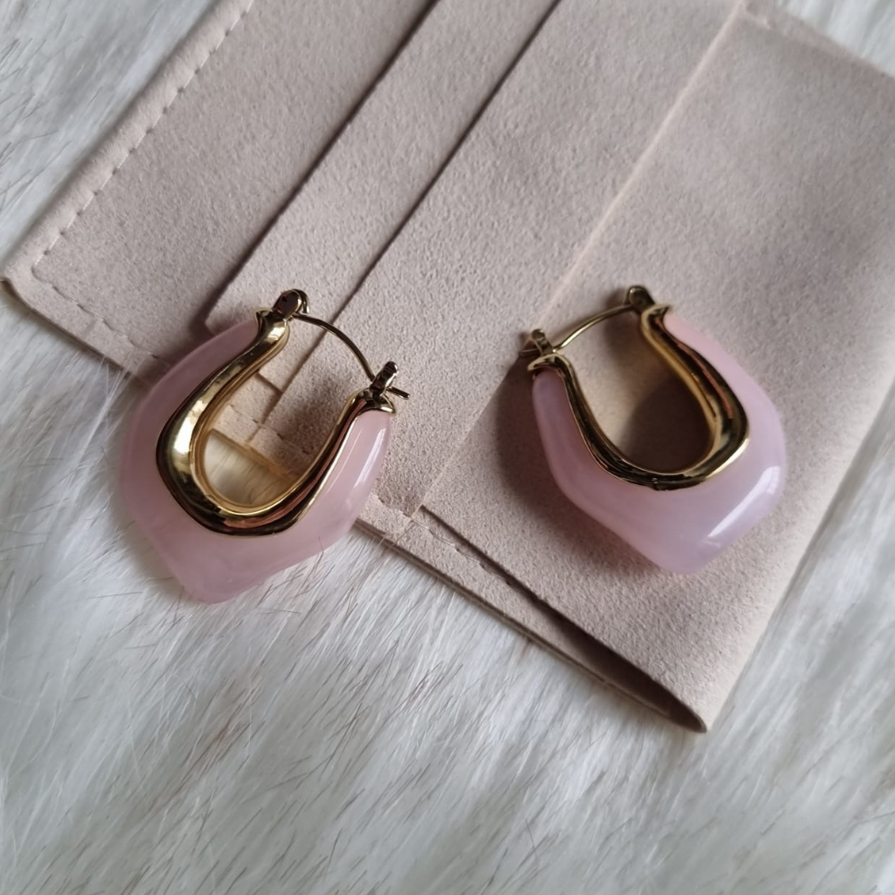Aurore | Boucles d'oreilles colorées pierre